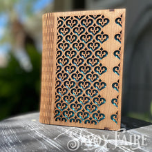 Load image into Gallery viewer, Wood Box living hinge customizable