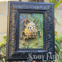 Load image into Gallery viewer, Atelier Savoy: One-of-a-Kind Handcrafted Beetle Wall Art – Small Frames

