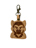 Wulfie Leather Keychain