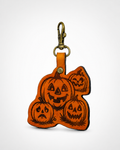 Pumpkin Patch Leather Keychain