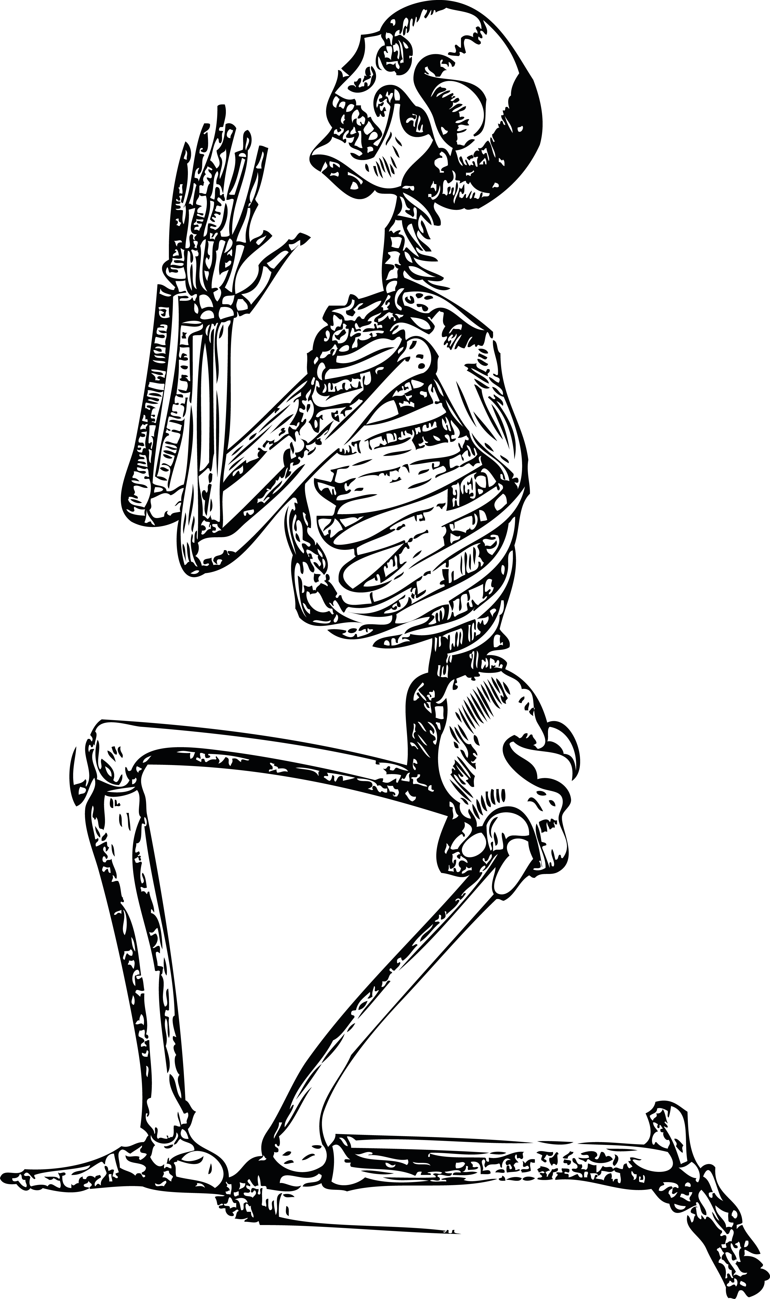 Engraved metal box - Spooky