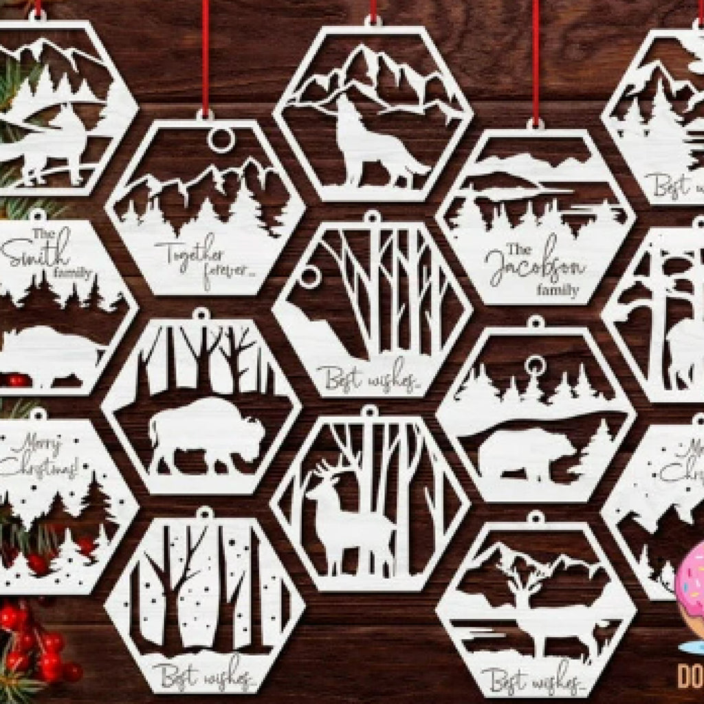 Christmas Wonderland Ornaments - Personalized