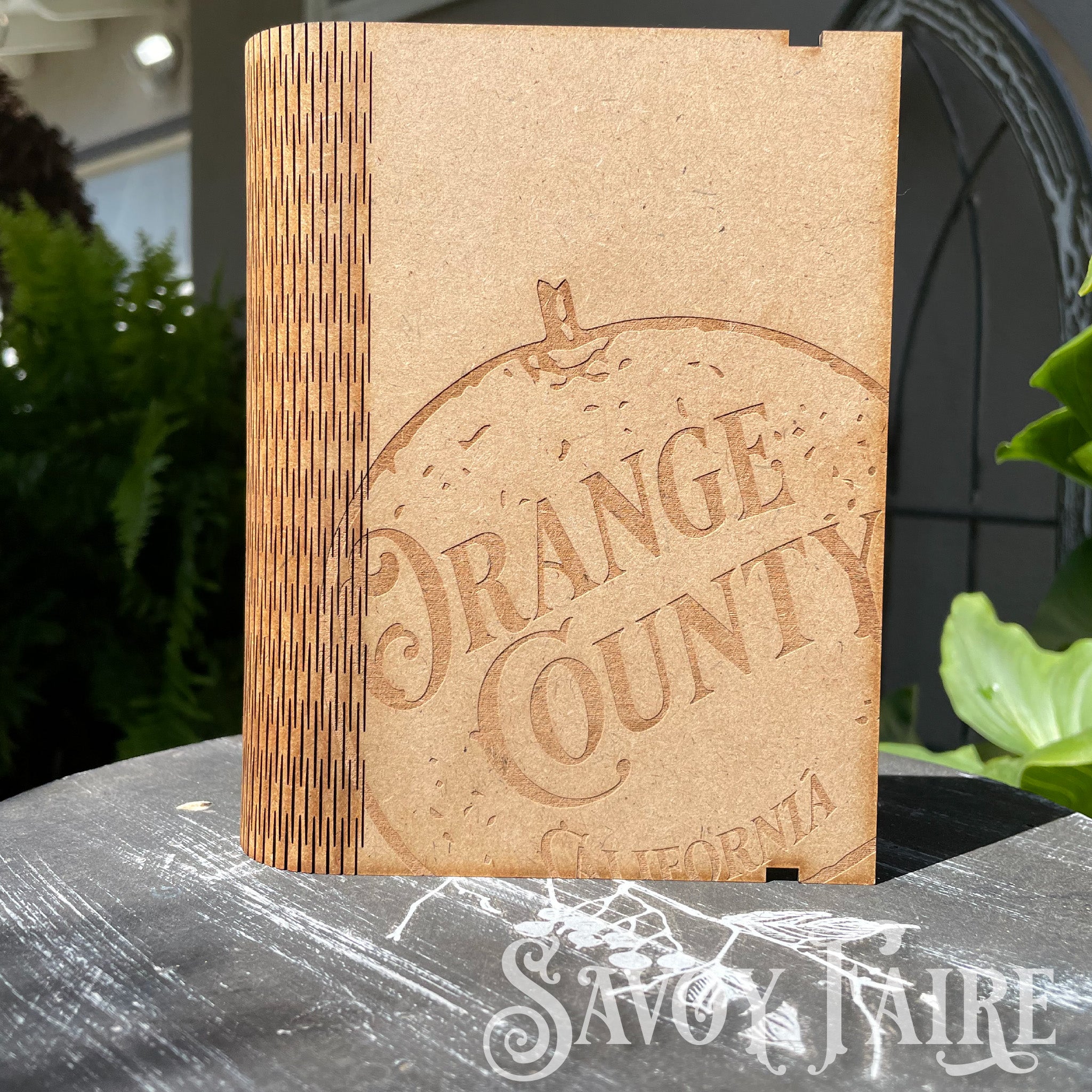 Wood Box living hinge customizable