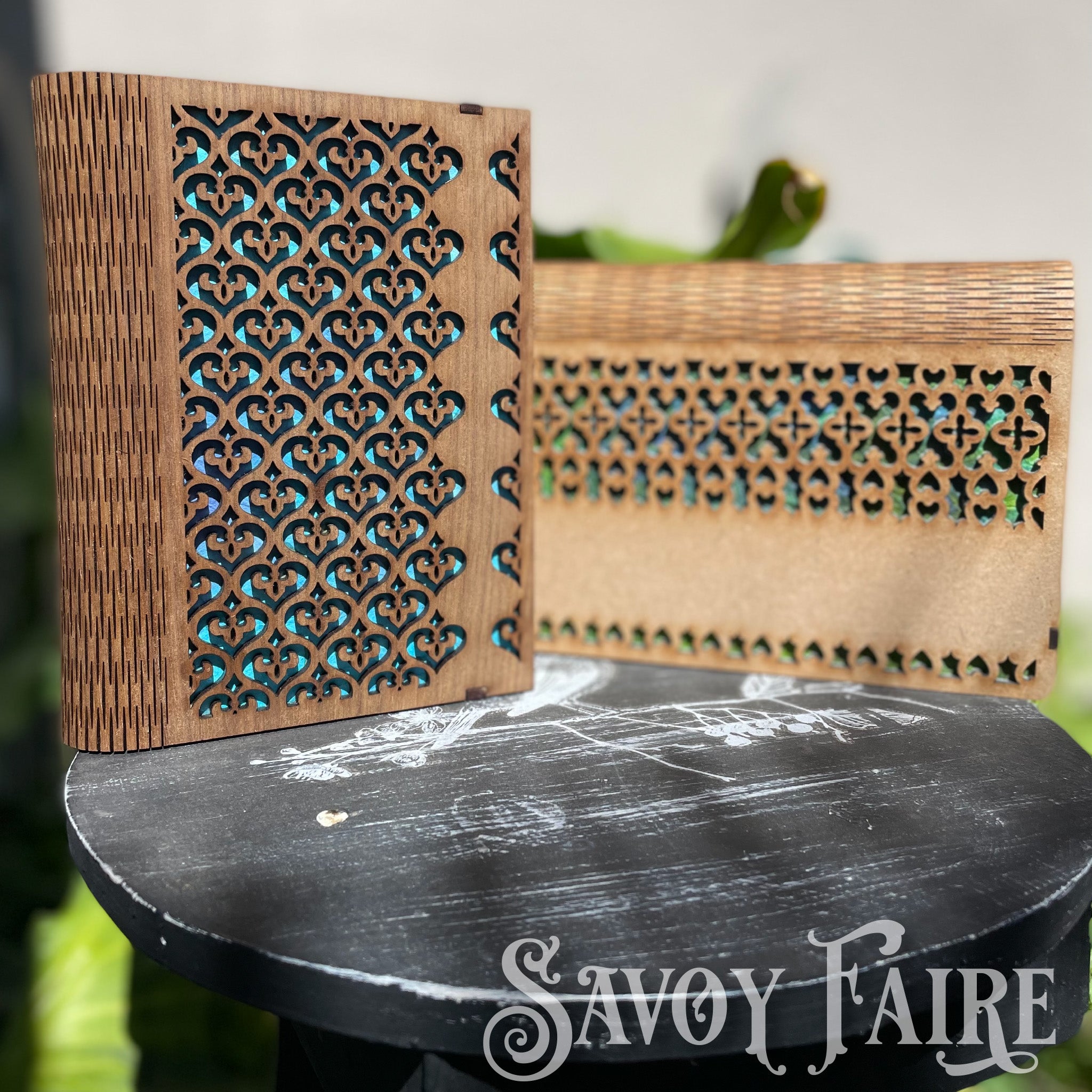 Wood Box living hinge customizable