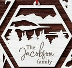 Christmas Wonderland Ornaments - Personalized