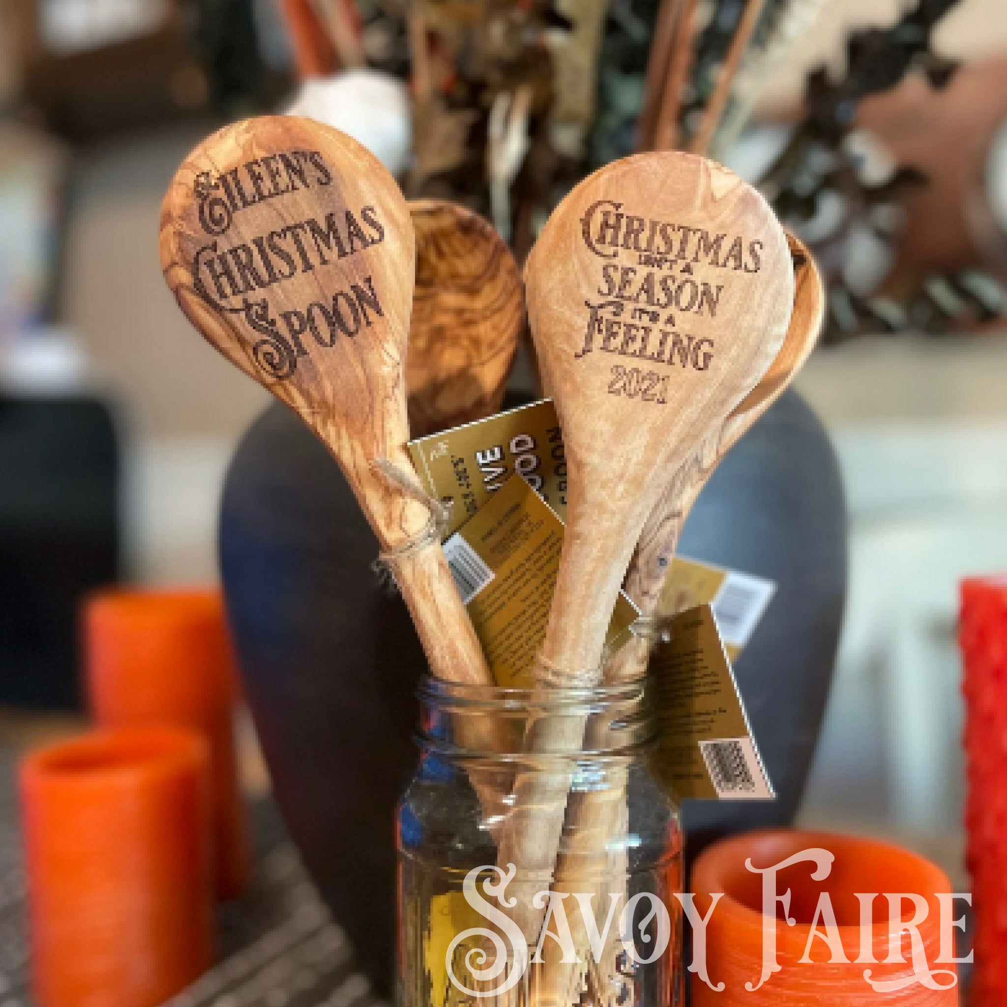 Olivewood Spoon Customizable
