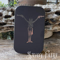 Engraved metal box - Spooky